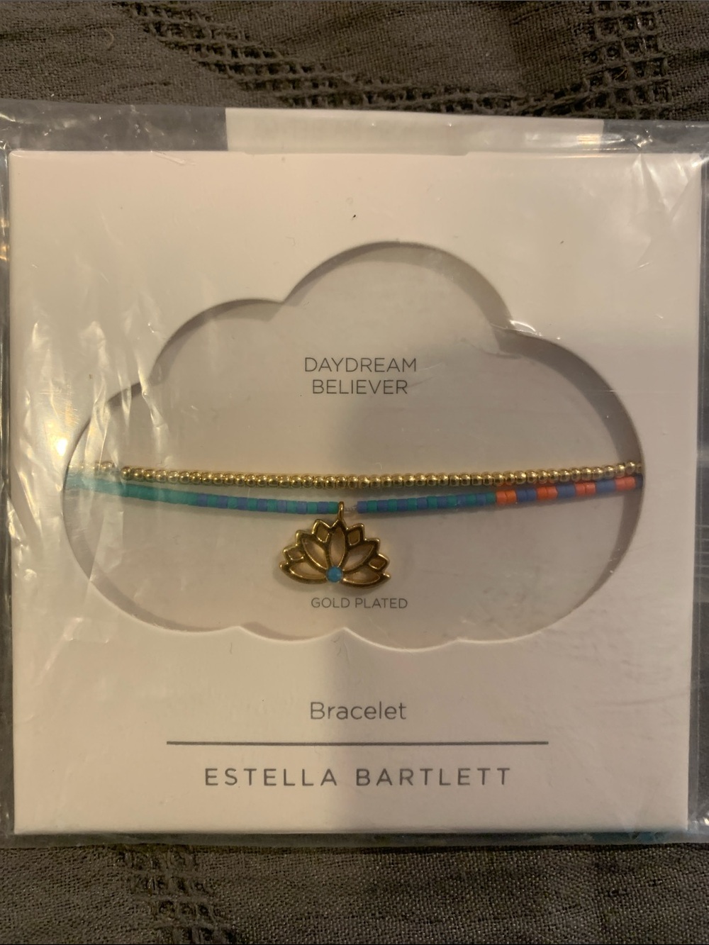 Estella Bartlett daydream lotus Phoebe bracelet gold New
